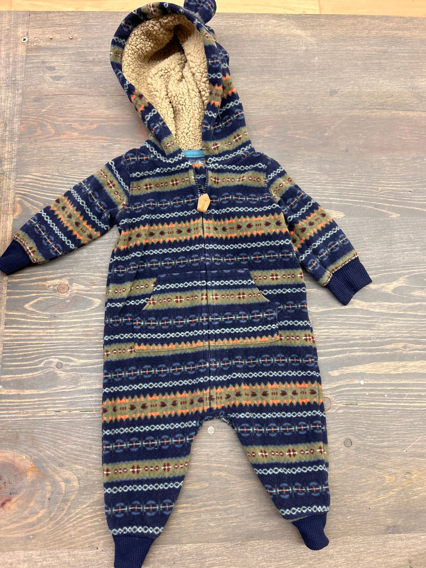 Carters 3m Aztec bunting suit