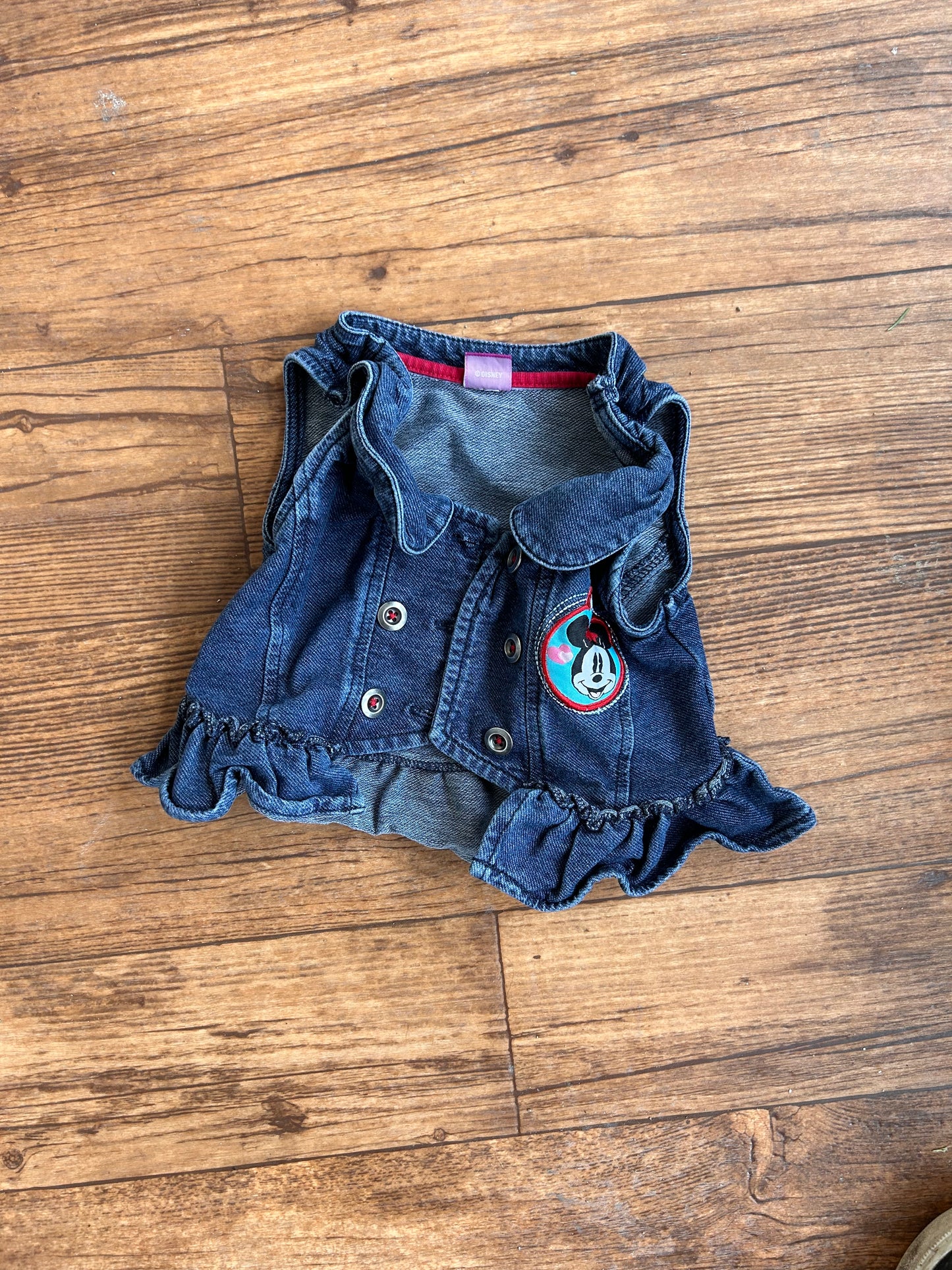 Disney 2t Minnie denim vest