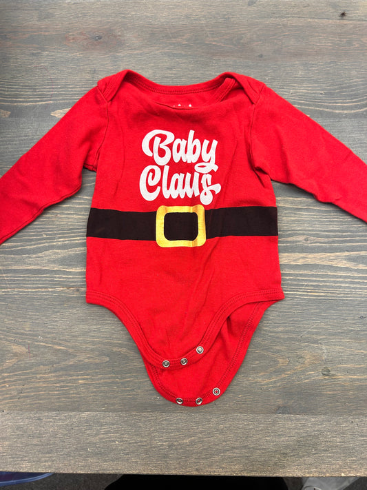 George 24m baby claus onesie