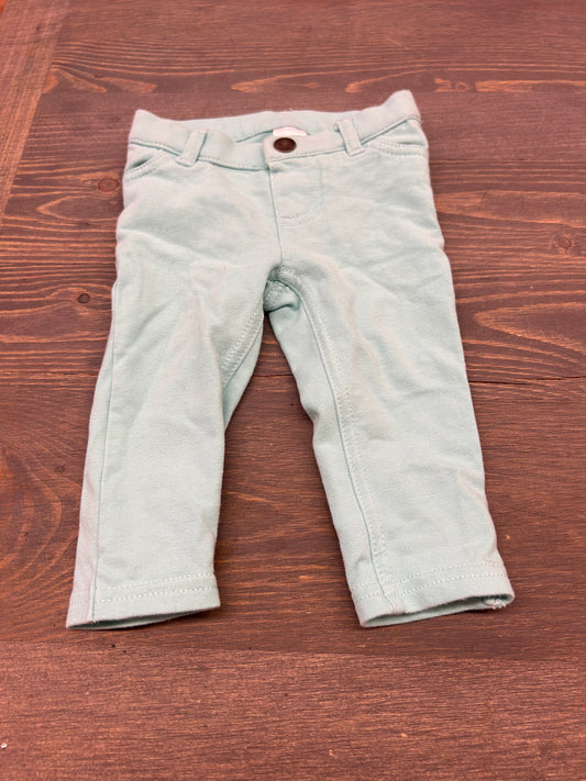 Carters 6m teal pants