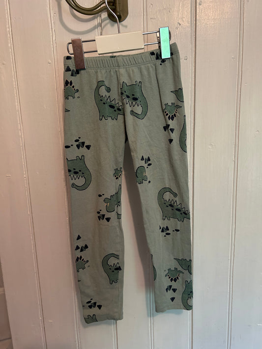 Old navy 4t green Dino leggings