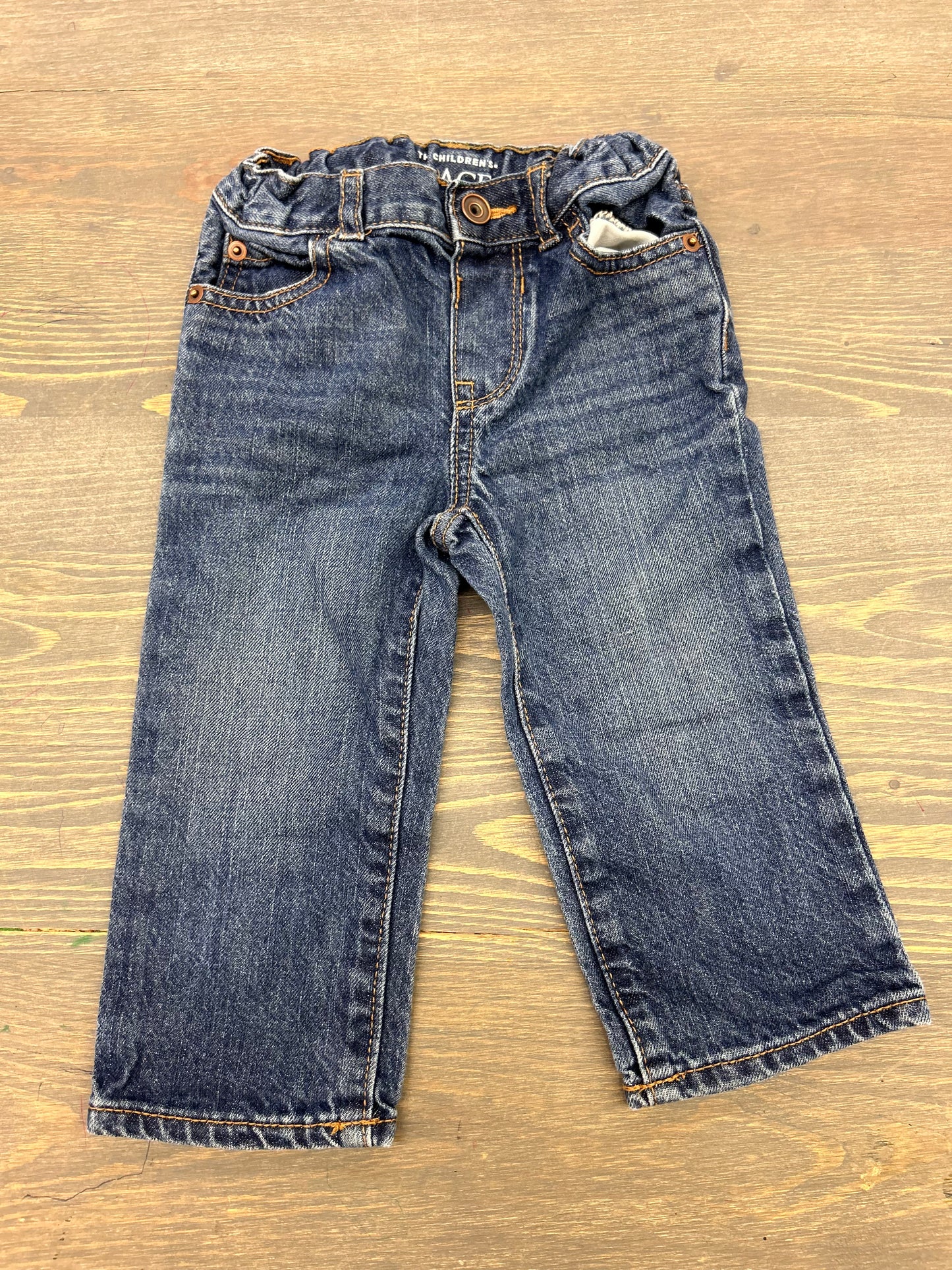 The children’s place 18/24m medium wash straight leg jeans