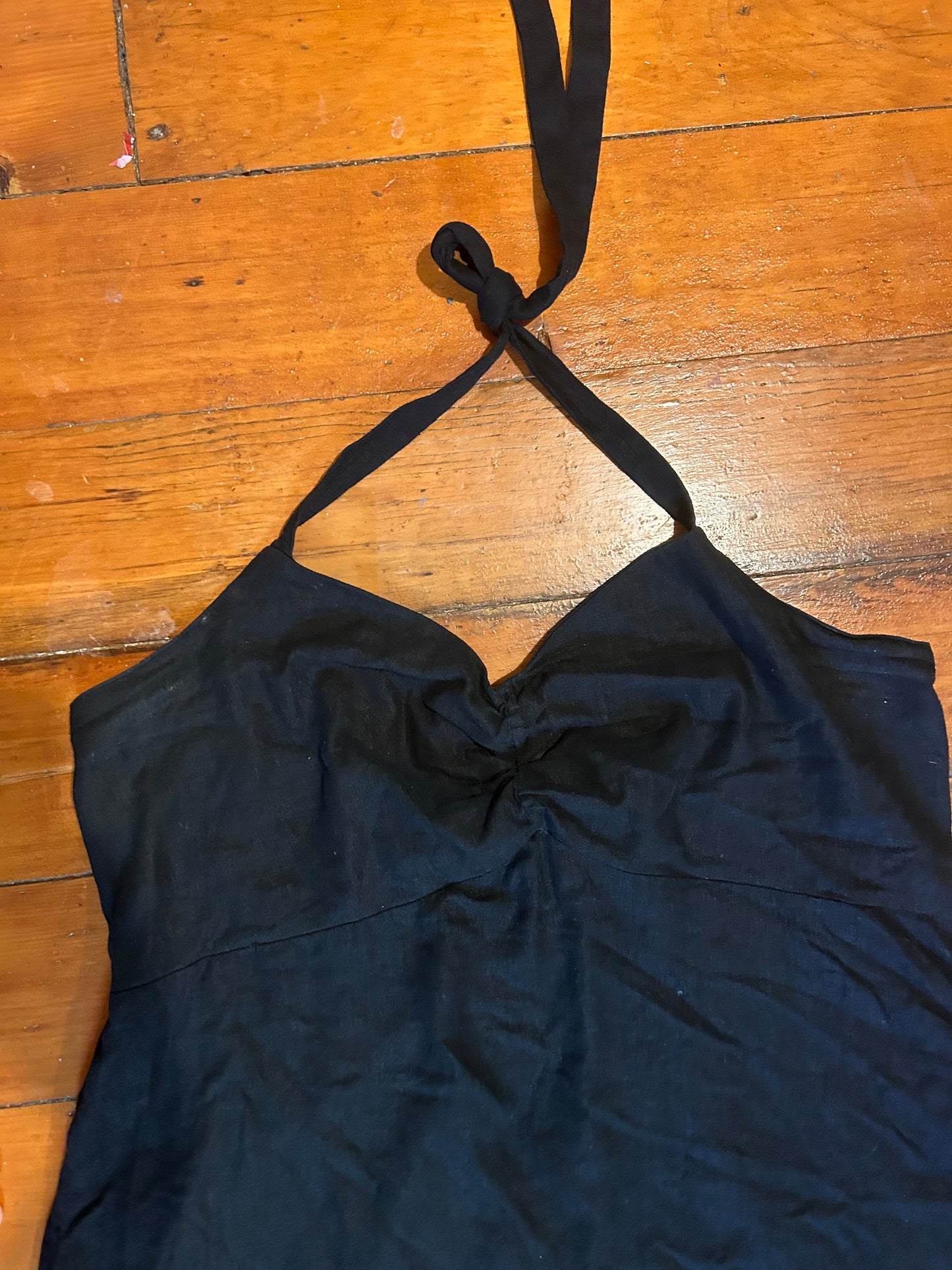 Old navy Xxl black halter top mini dress