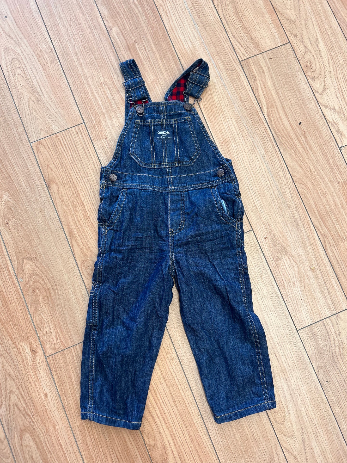 Oshkosh 3t denim overalls