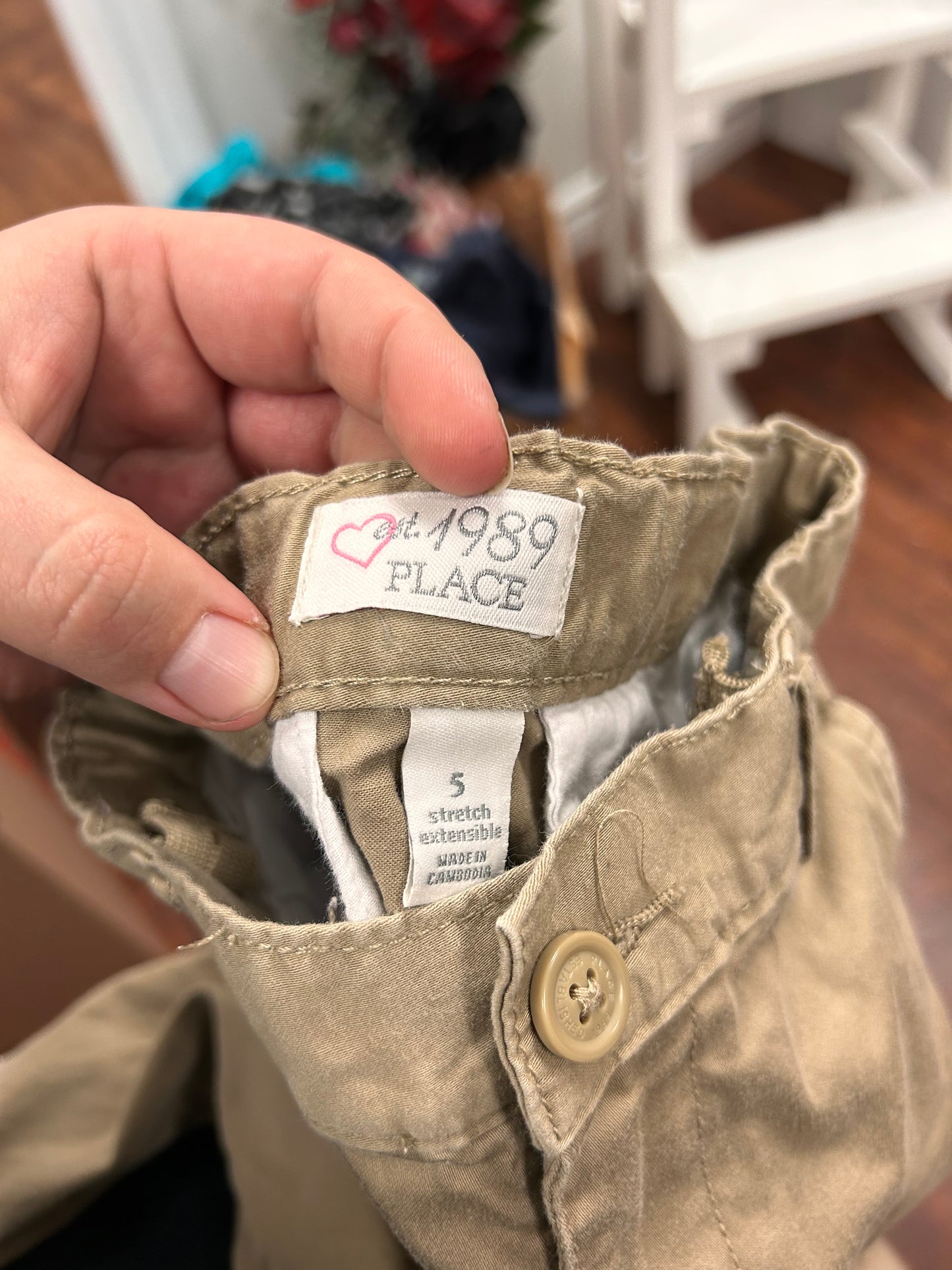 Children’s place 5t khaki bootcut pants