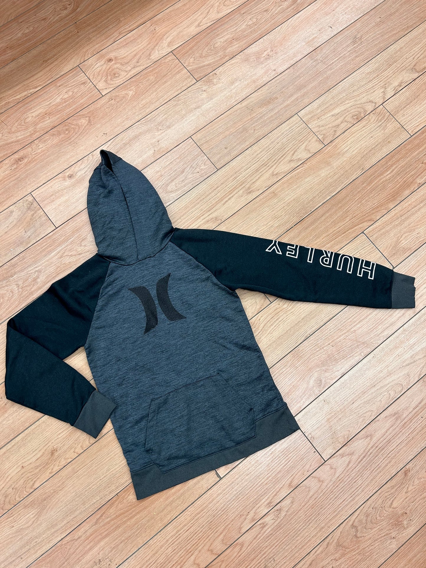 Hurley youth large grey hoodie