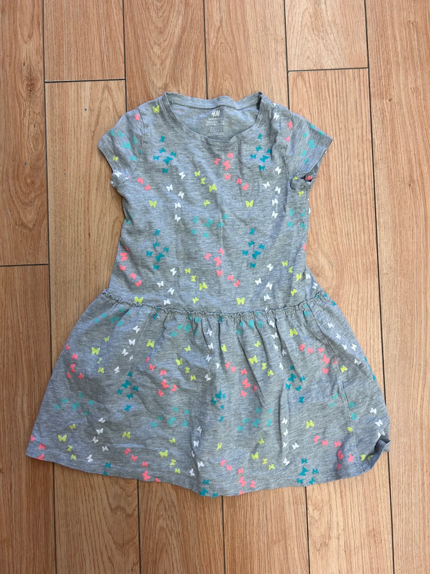 H&M 6/8 butterfly dress