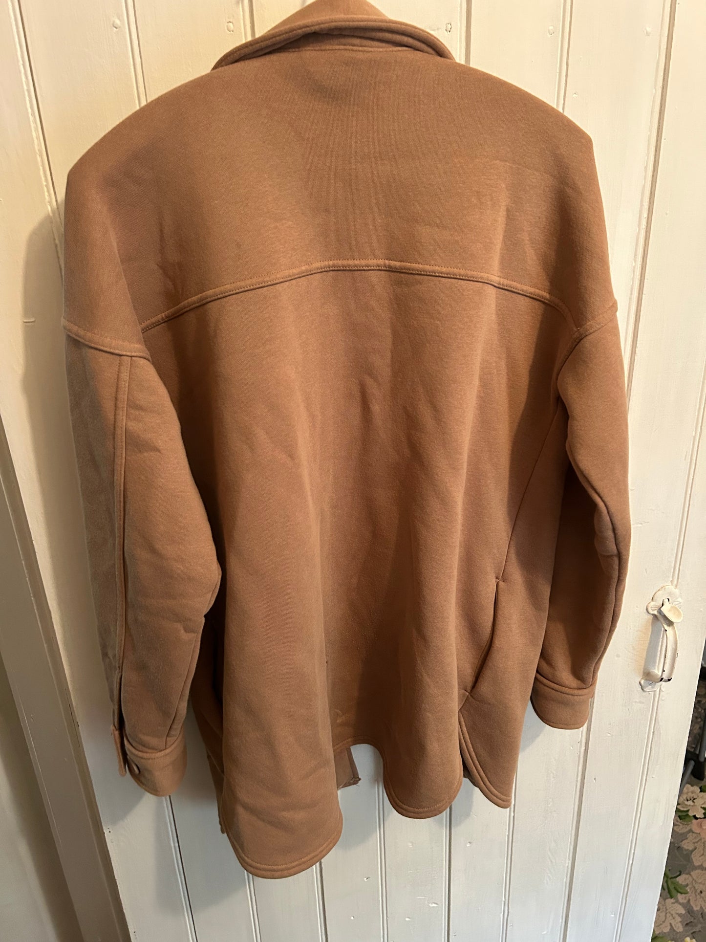 Lazy pants medium brown Shacket