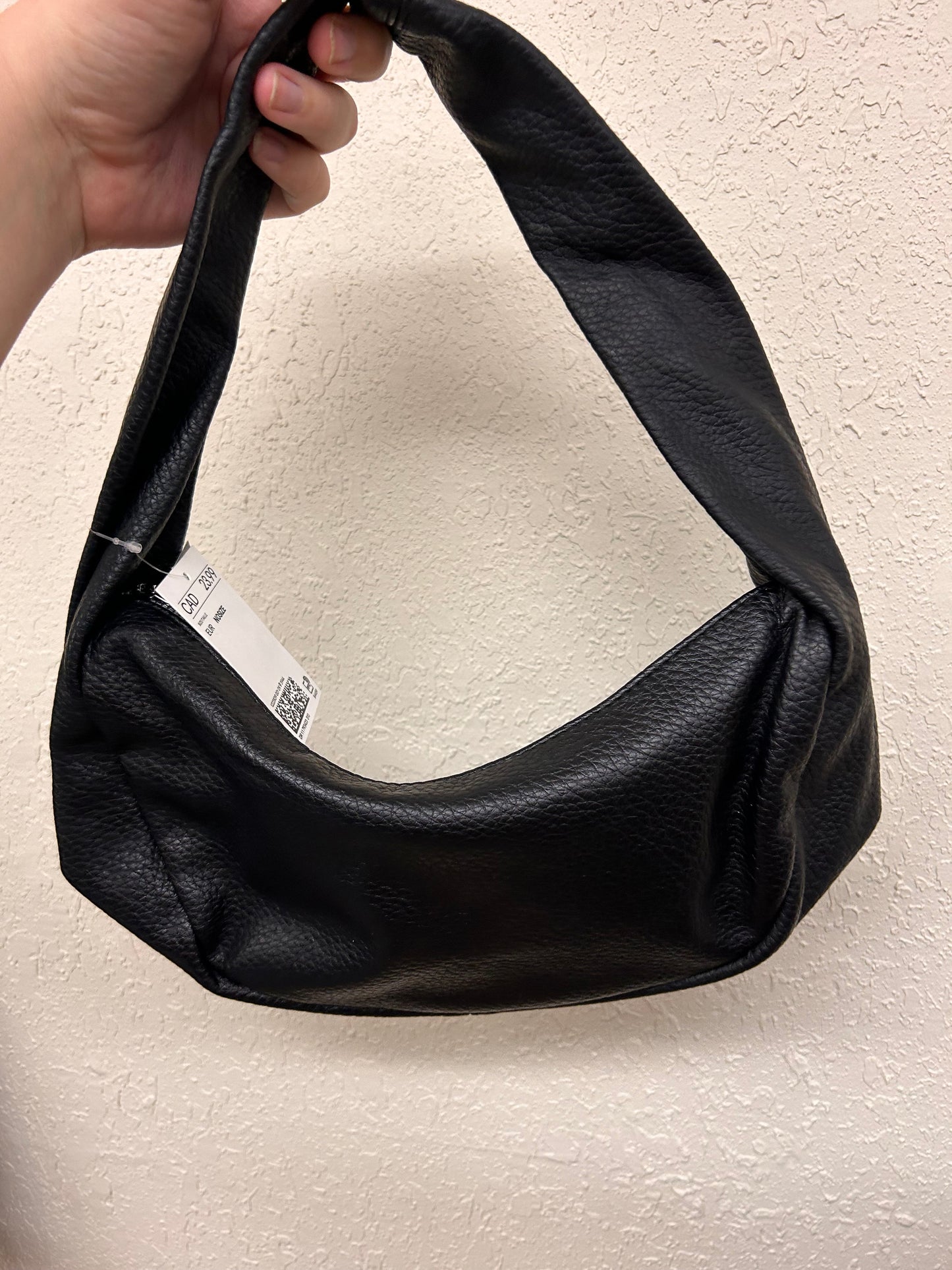 Divided H&M black vegan leather purse