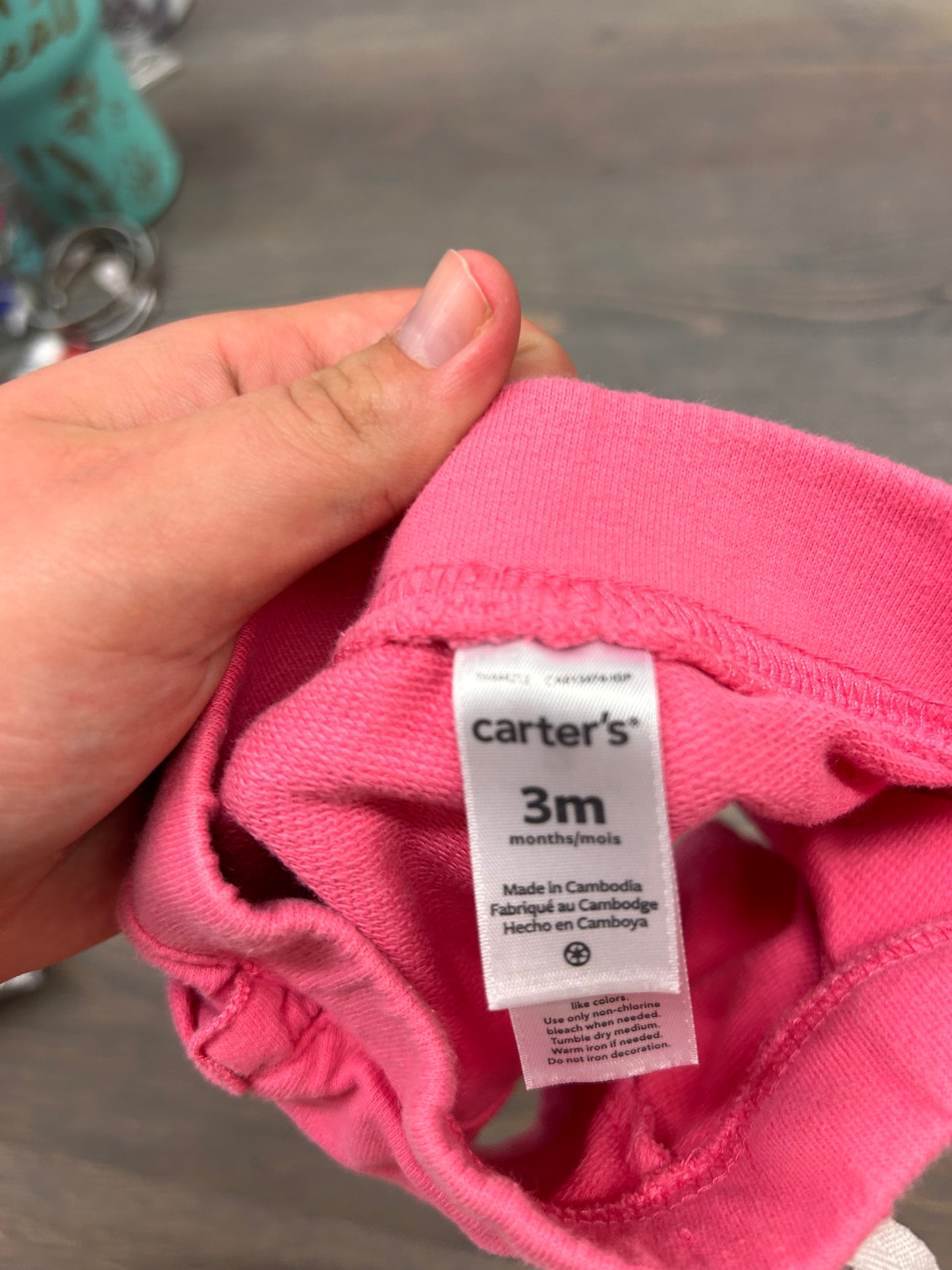 Carters 3m pink shorts