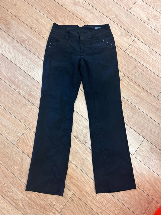 Mexx 6 black low rise bootcut pants