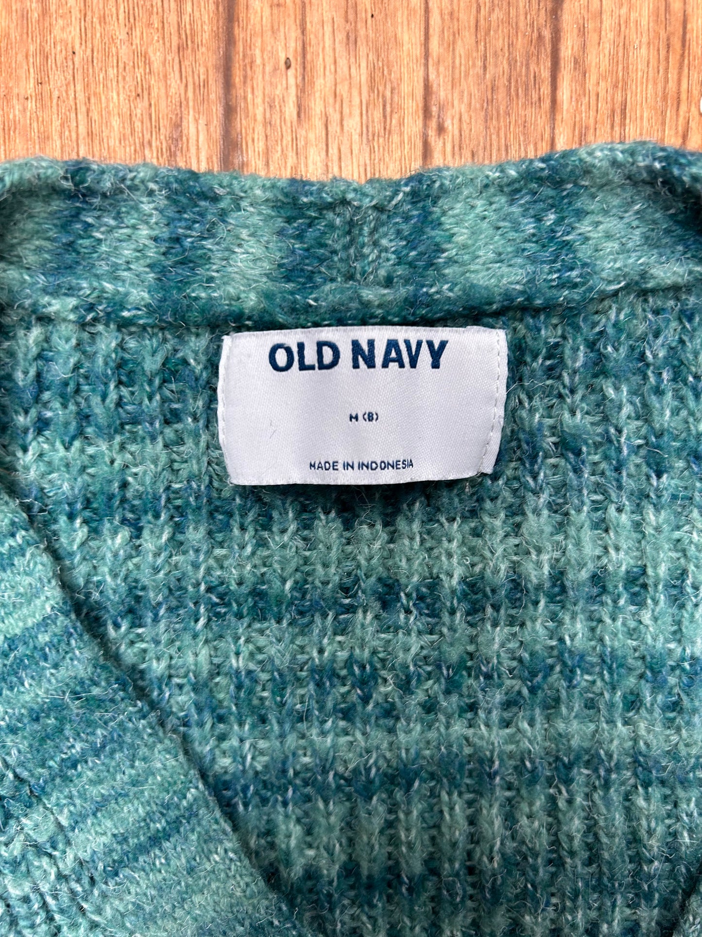 Old navy medium blue knit cardigan