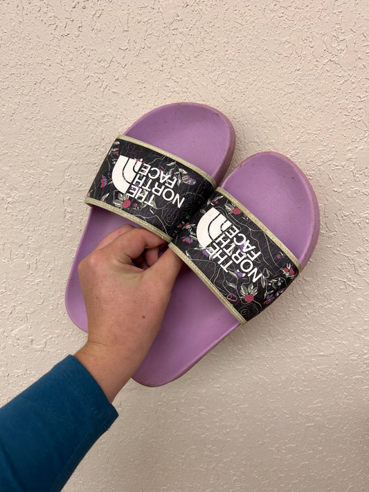 North face 7 purple slides