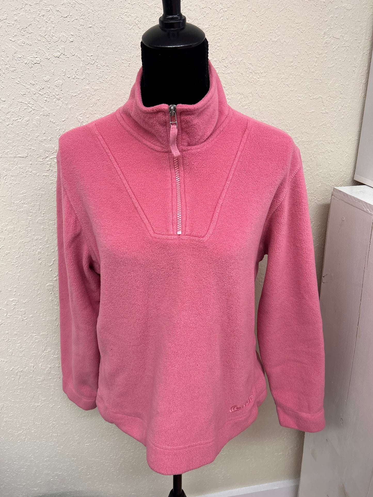 Enuf xl pink fleece quarter zip sweater