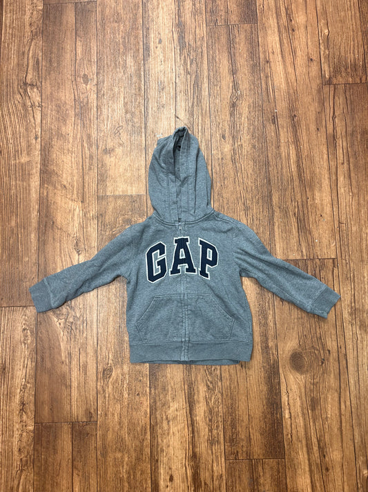 Gap 5 grey zip up hoodie