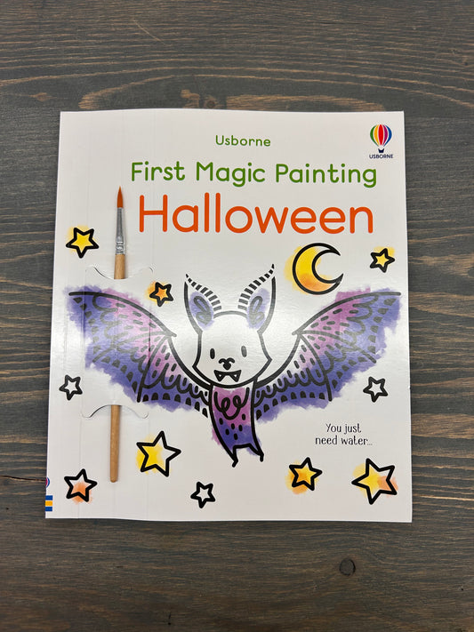 First magic painting Halloween book