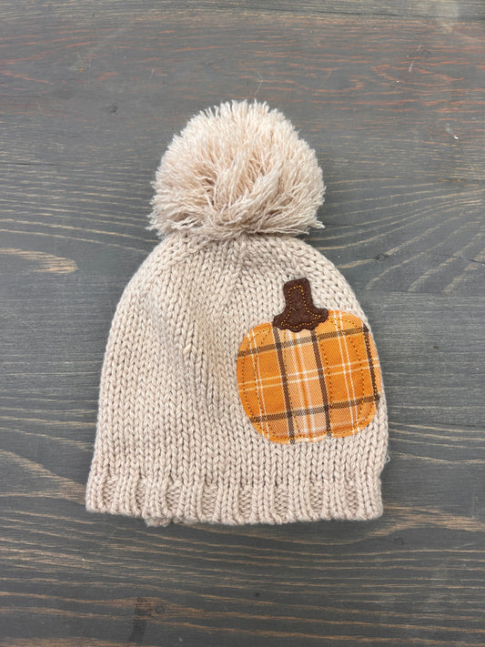 0/6m Pumpkin knit hat