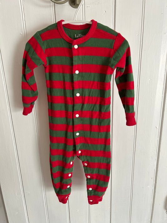 Hatley 18/24m green & red Christmas sleeper