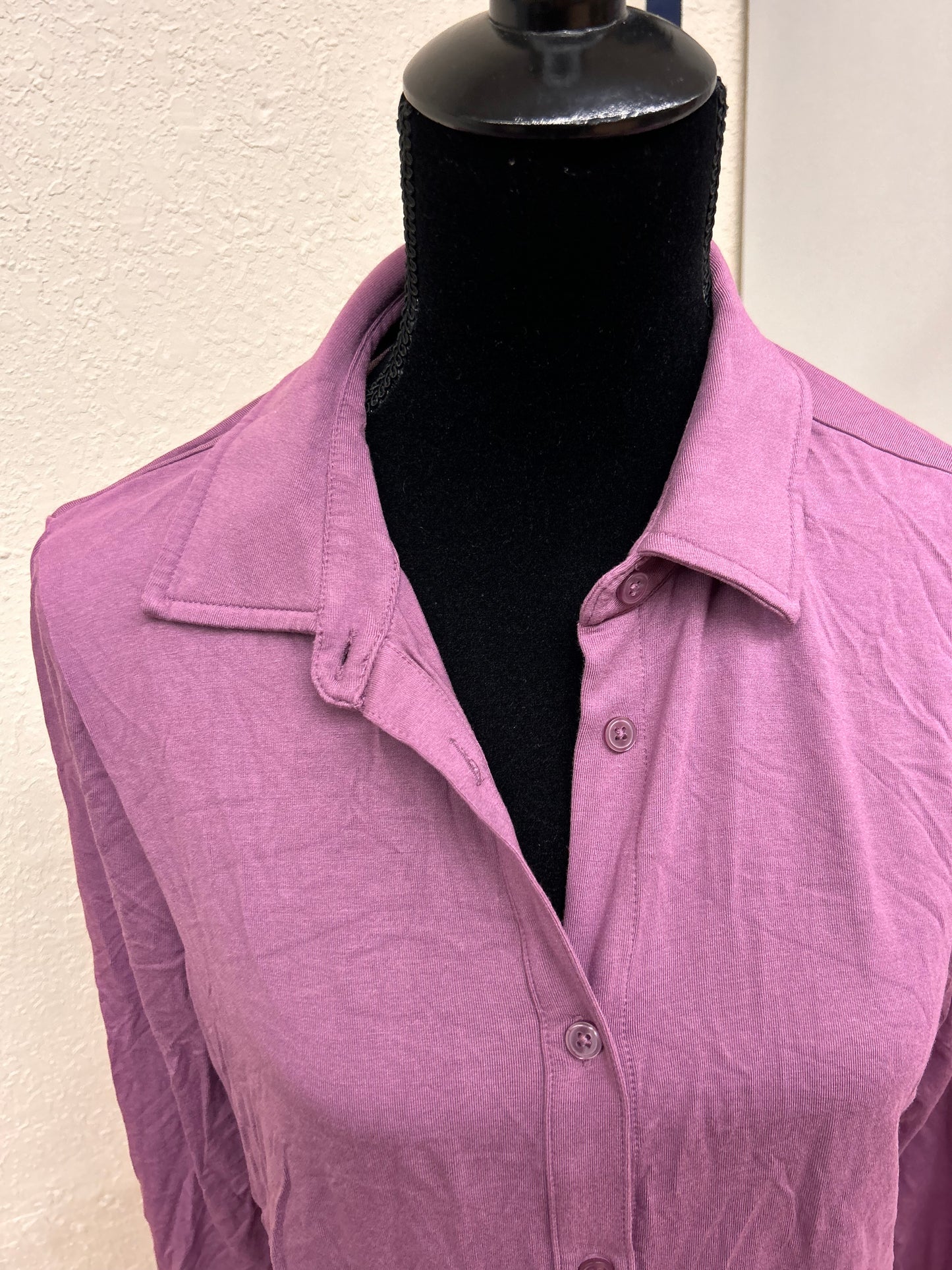 Reitmans large purple button up shirt