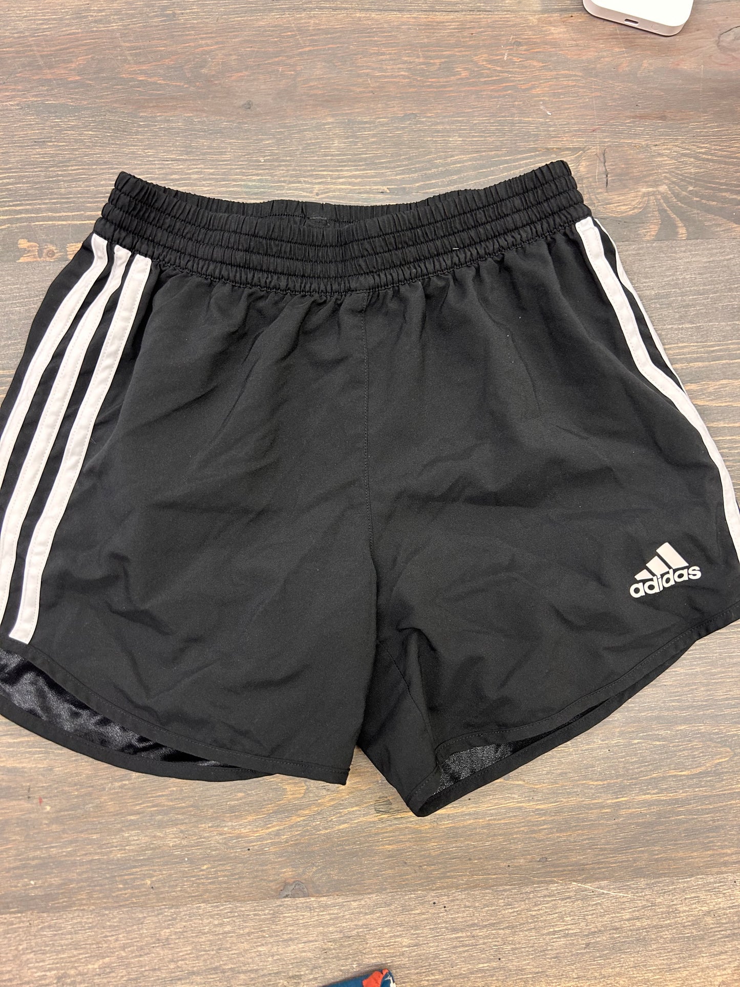 Adidas youth 12 black athletic shorts