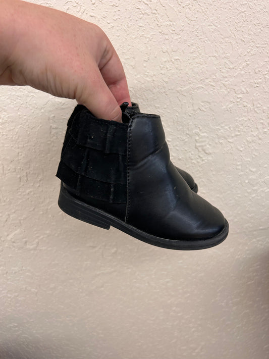 George 6 black booties