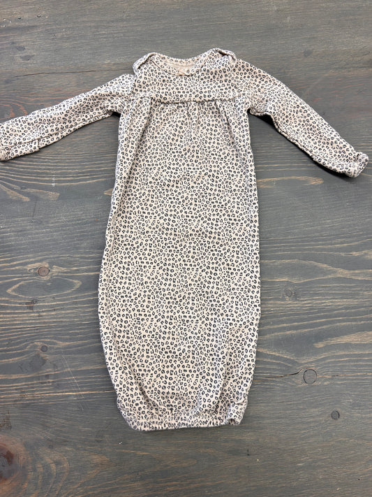 Carters newborn cheetah sleep gown