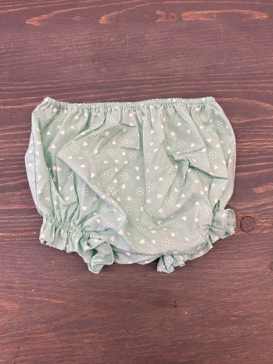 Vintage 24m blue heart bummie shorts