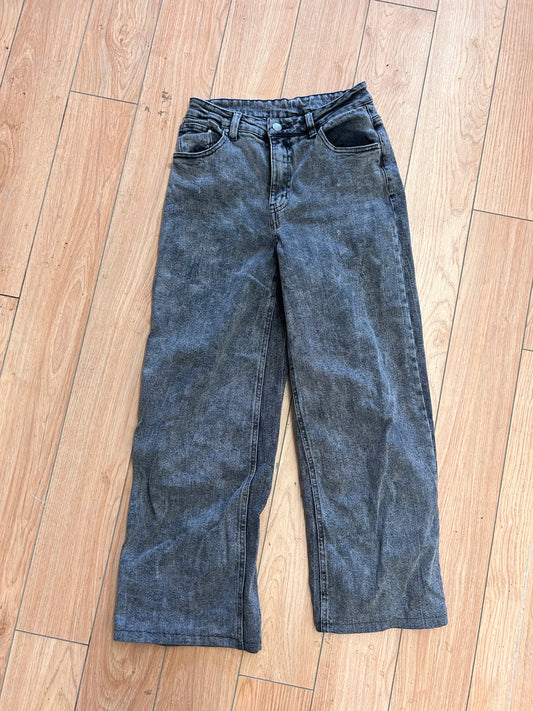 Nobo 5 grey denim straight leg pants