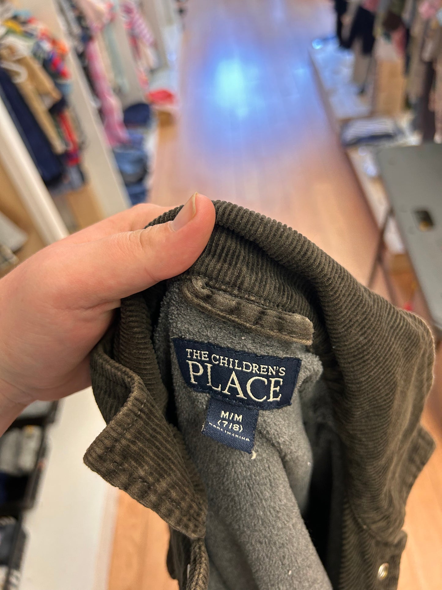 Children’s place 7/8 brown corduroy jacket