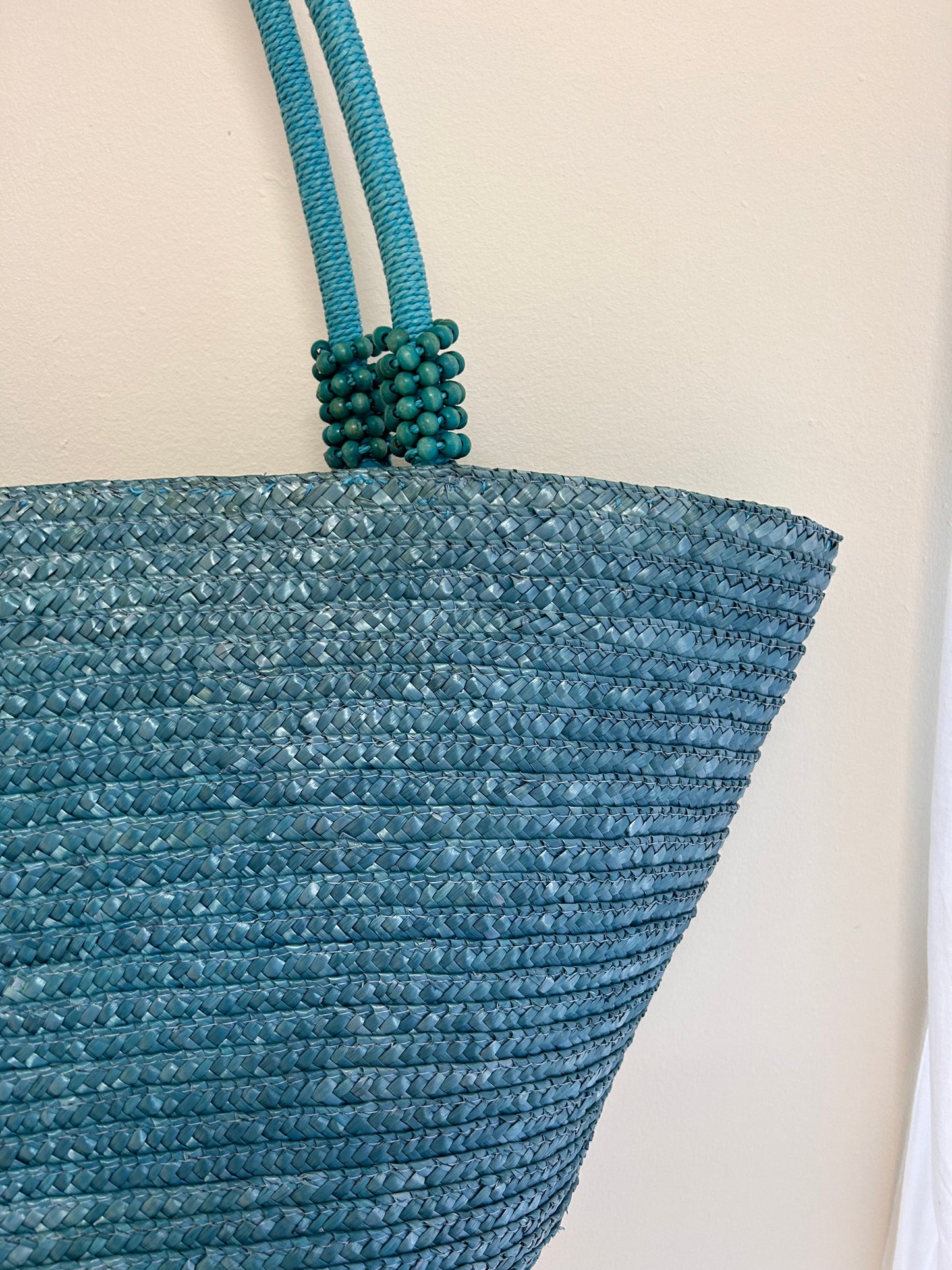 Cappelli blue woven tote bag