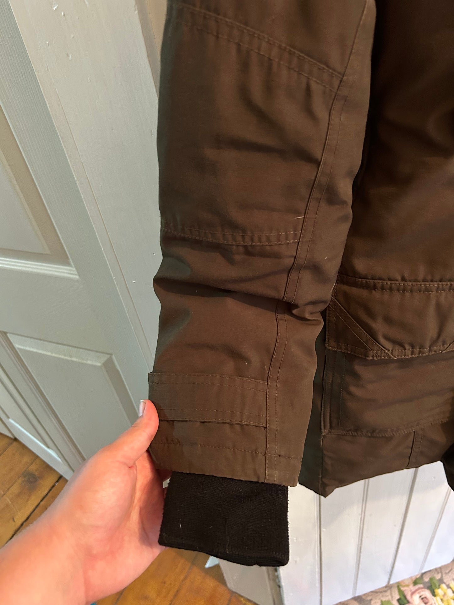 TNA XXS brown warmest parka winter coat