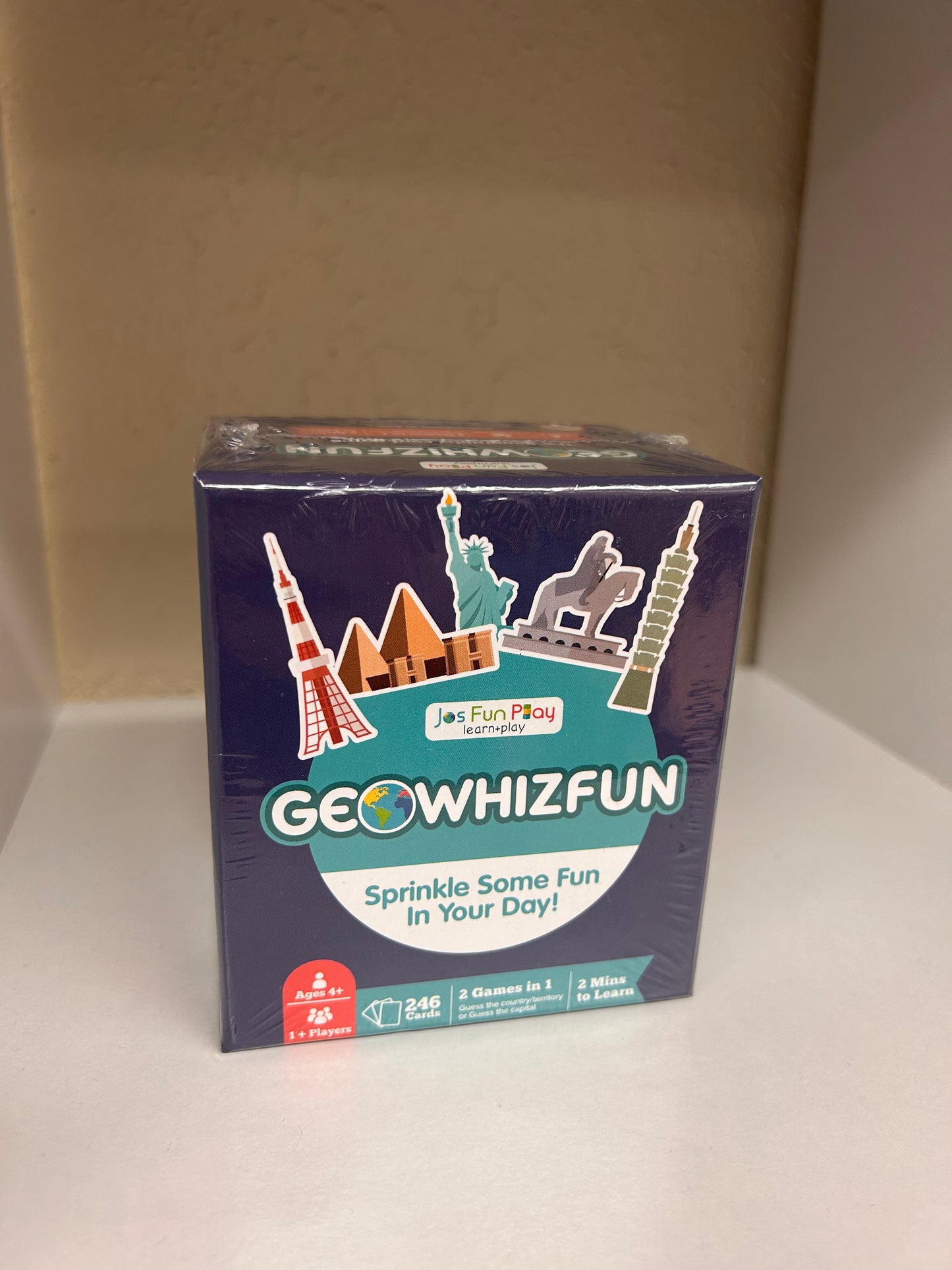 Geo Whiz Fun geography flash card game