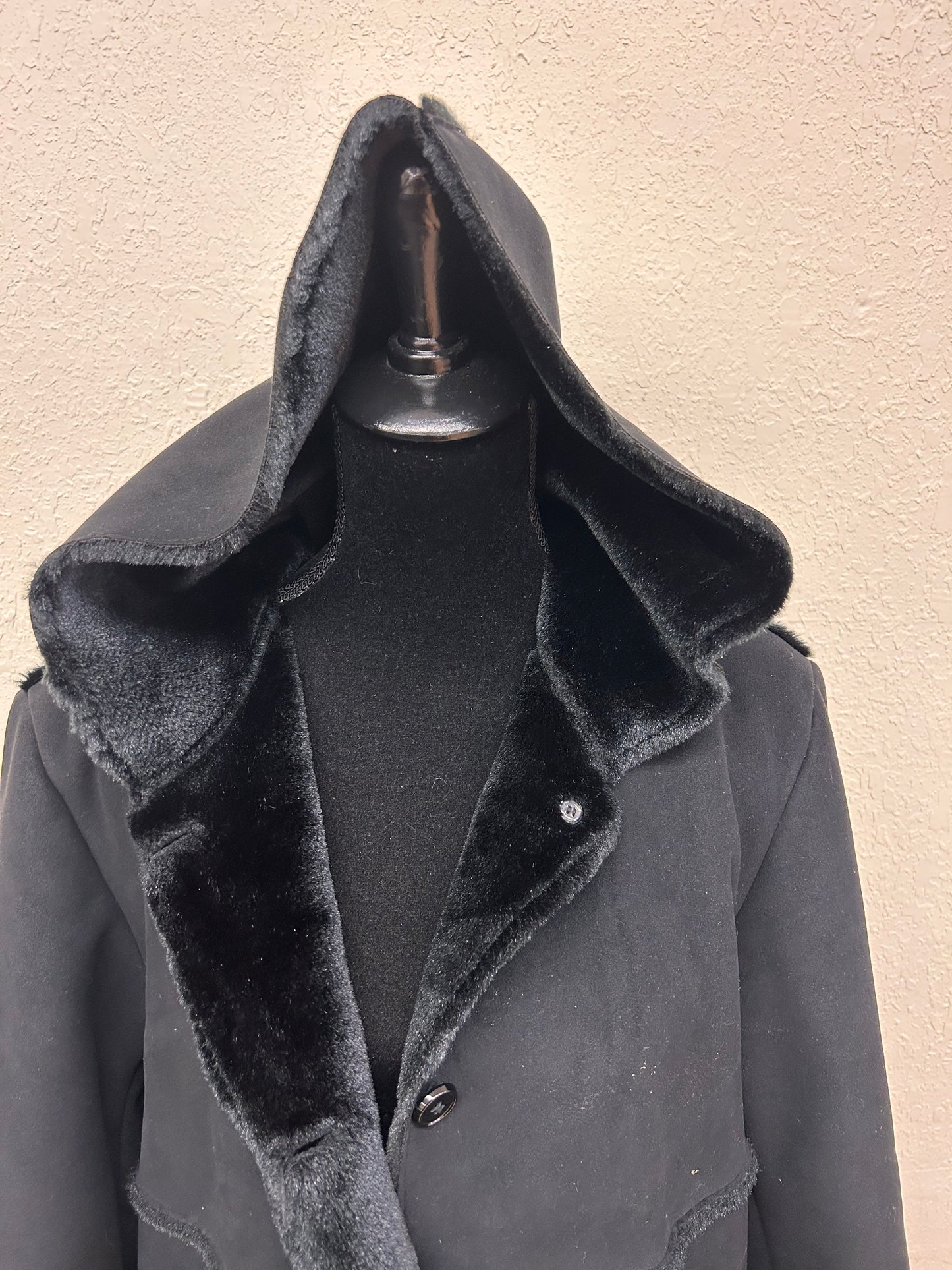 Liz Claiborne medium black suede jacket