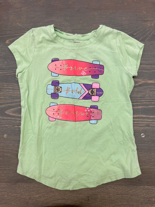 George 6 skateboard graphic T-shirt