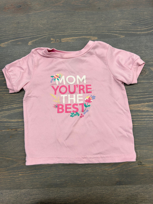 Monkey bars 12m pink mom tshirt