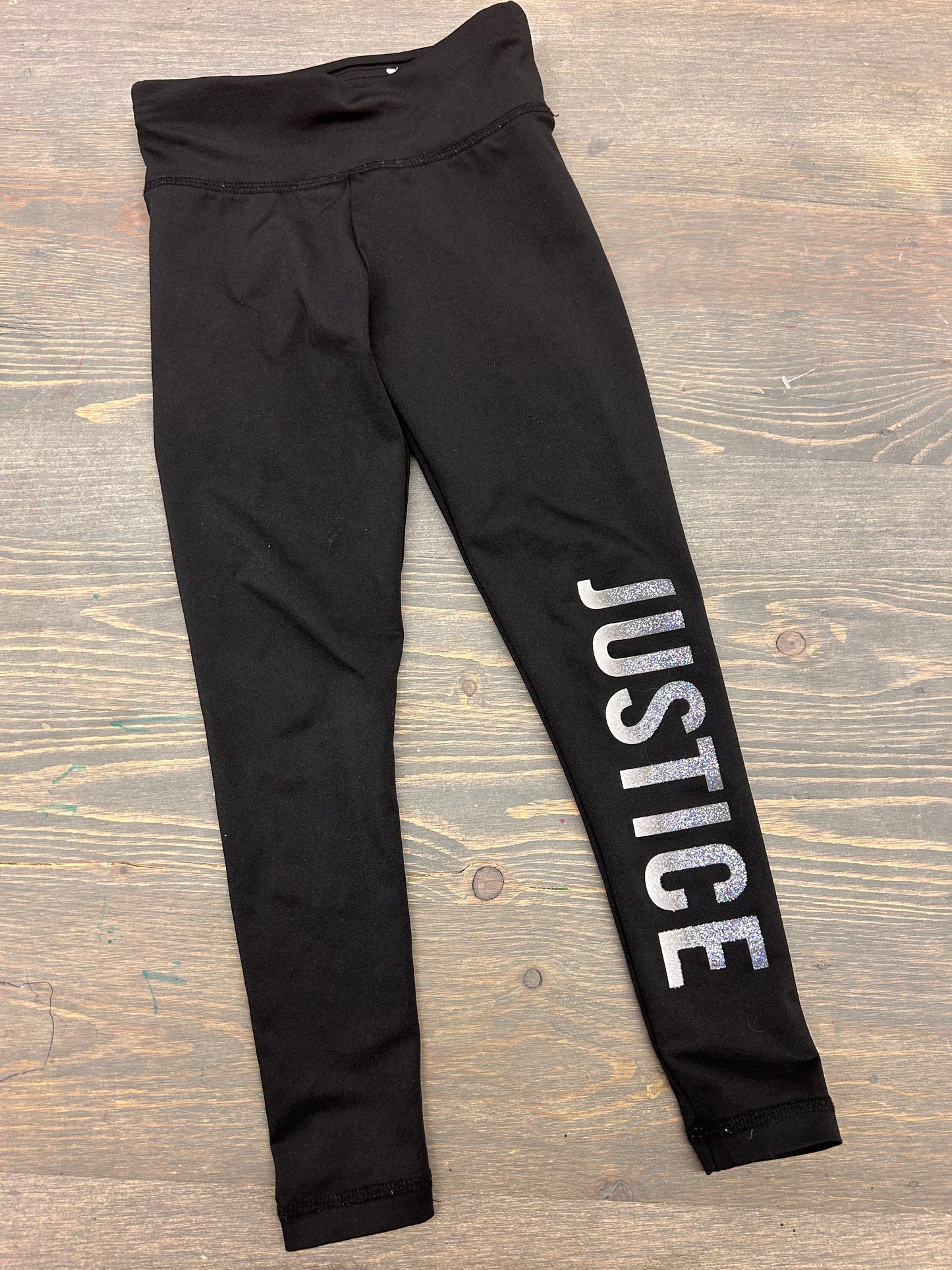 Justice 6 black leggings