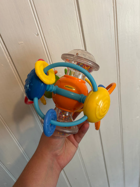 Infantino fidget rattle toy