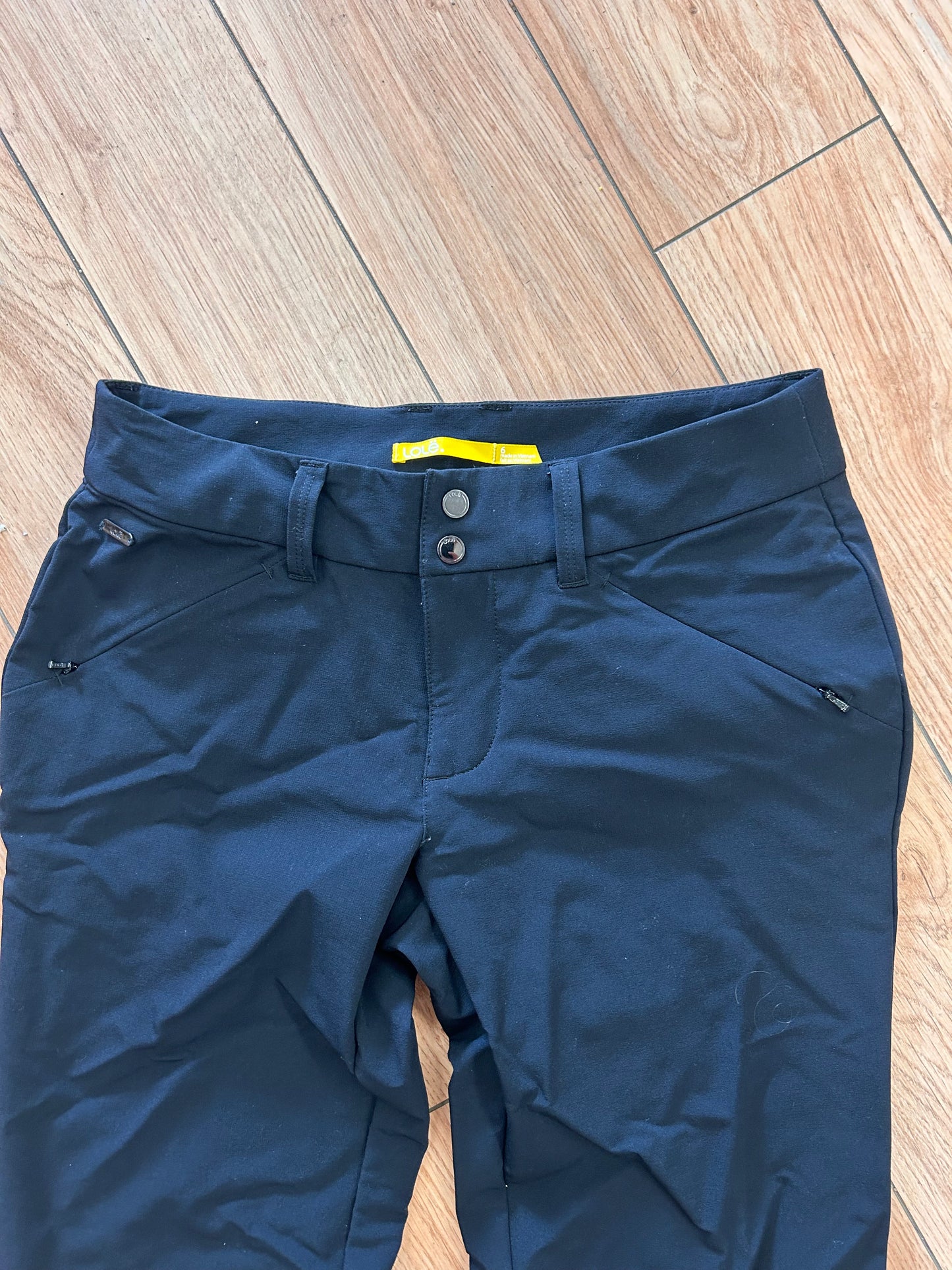 Lole 6 black athletic hiking pants