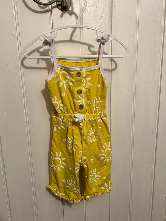 Monkey bars 6/9m yellow sunshine romper