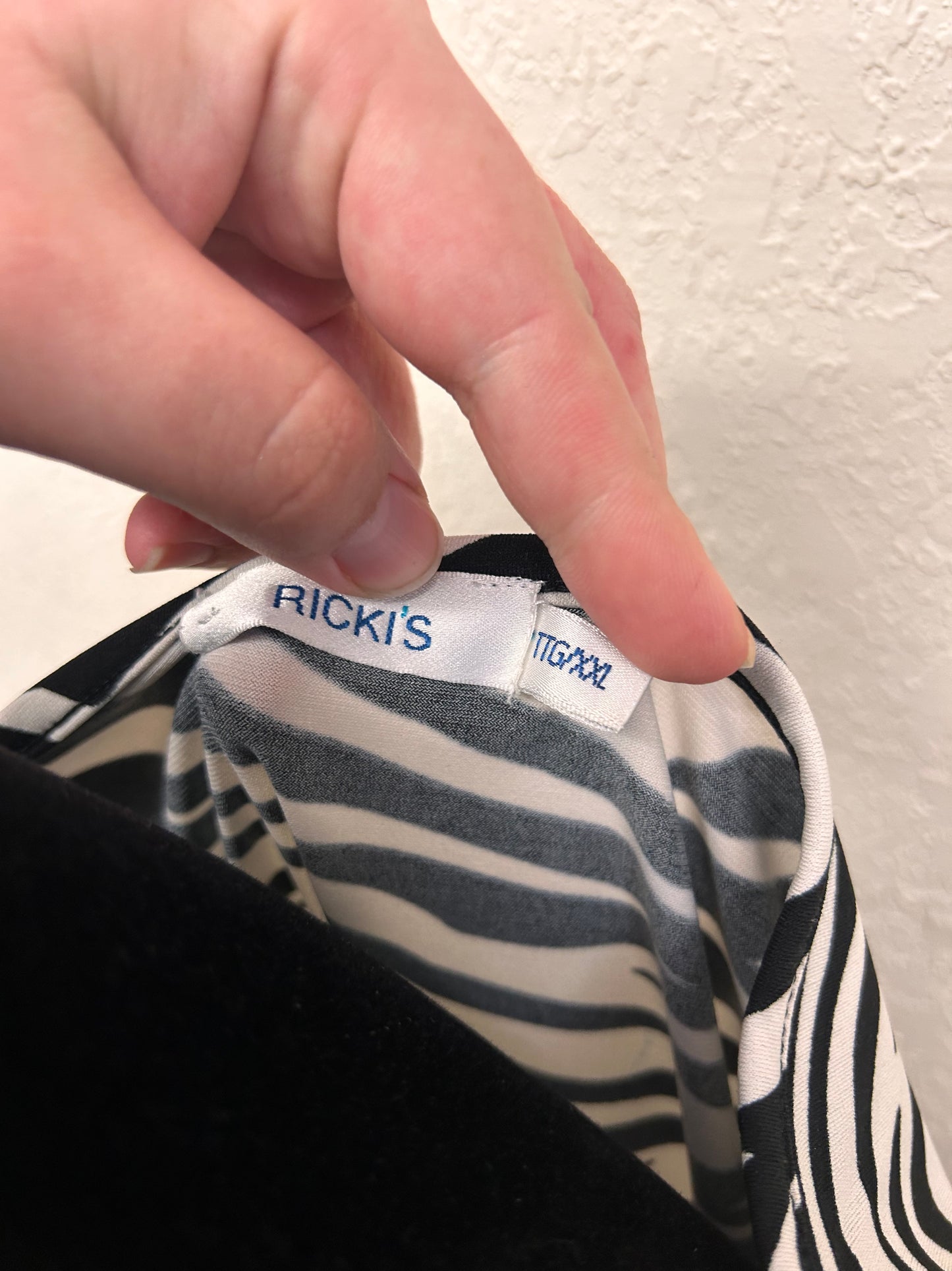 Rickis Xxl zebra blouse