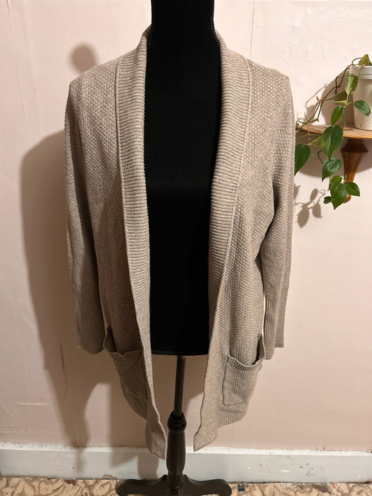 Kismet xl tan cardigan