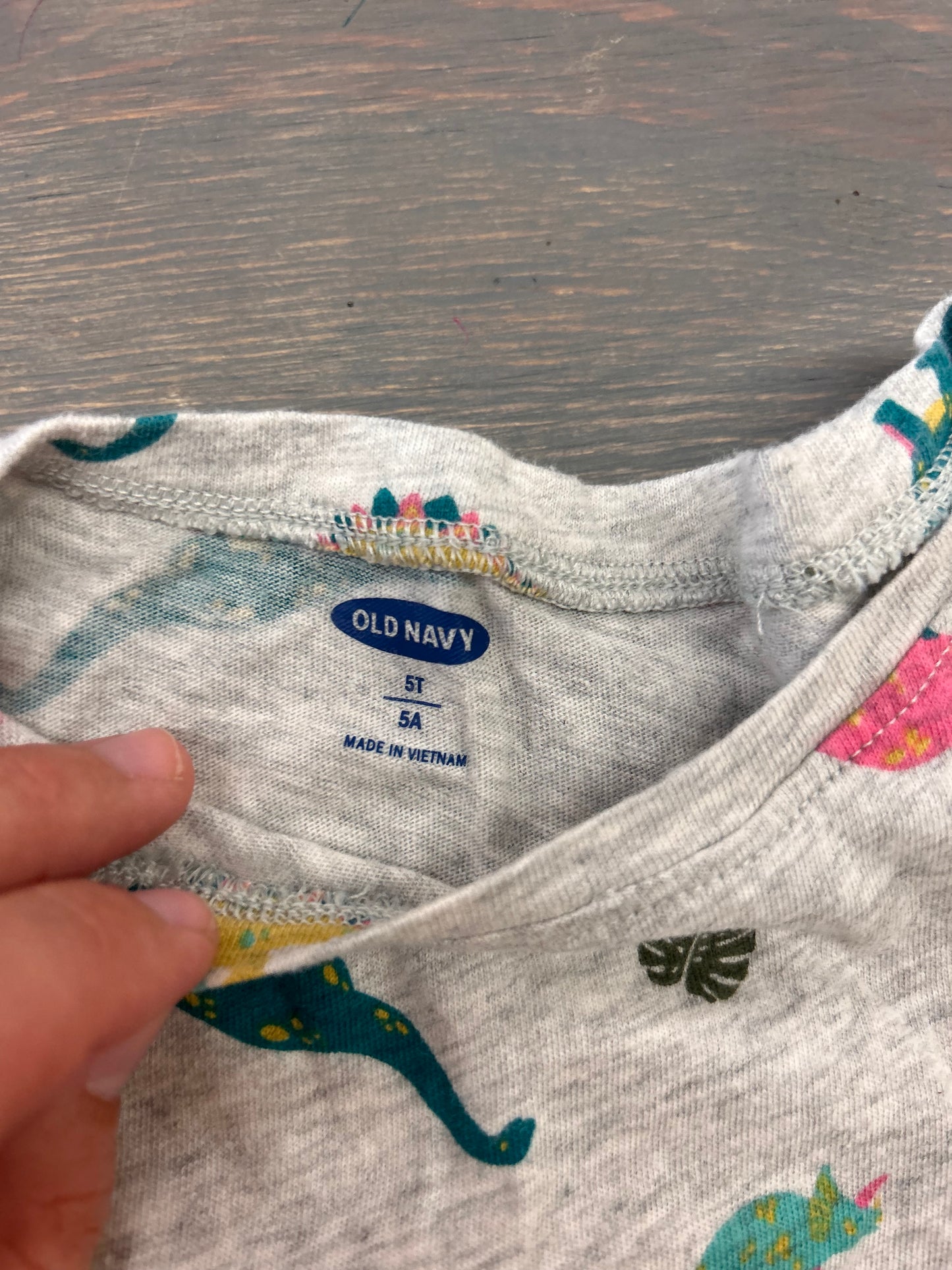 Old navy 5t Dino T-shirt