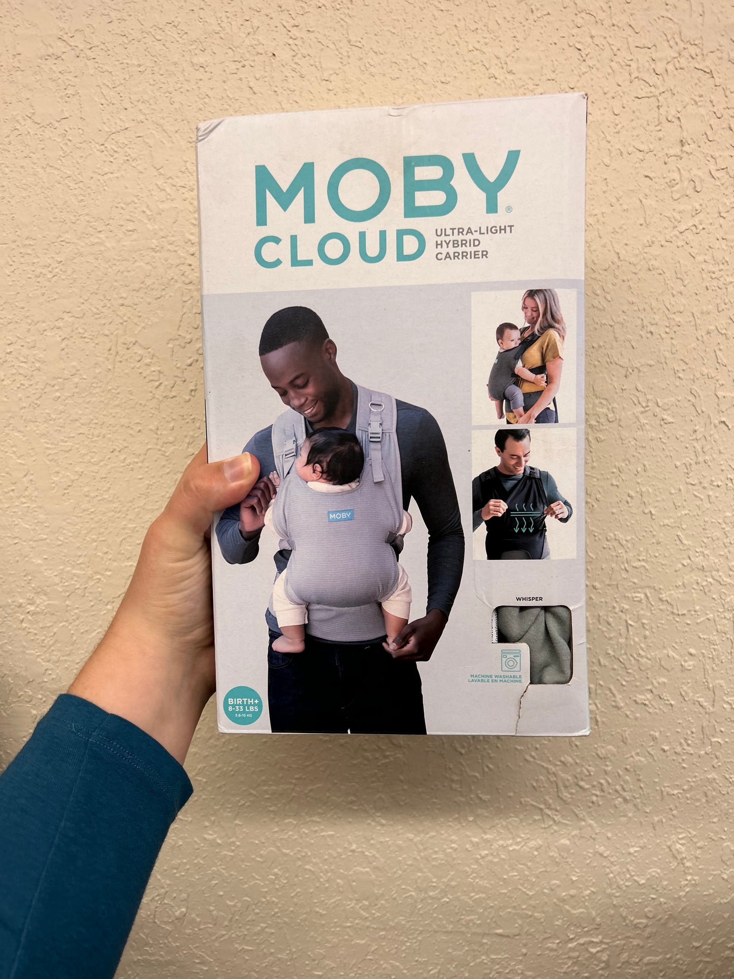 NEW Moby cloud hybrid grey infant carrier