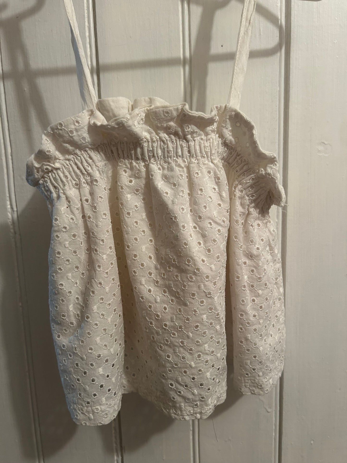Zara 5 white lace top
