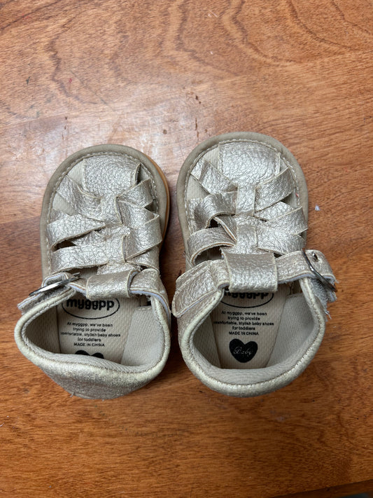 Myggpp Infant 4 grey sparkly sandals