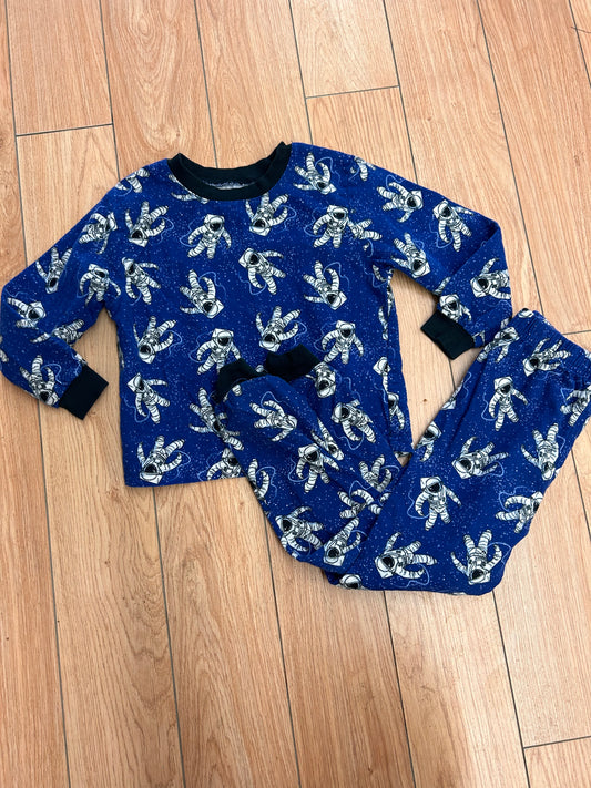 George 6 blue astronaut pj set