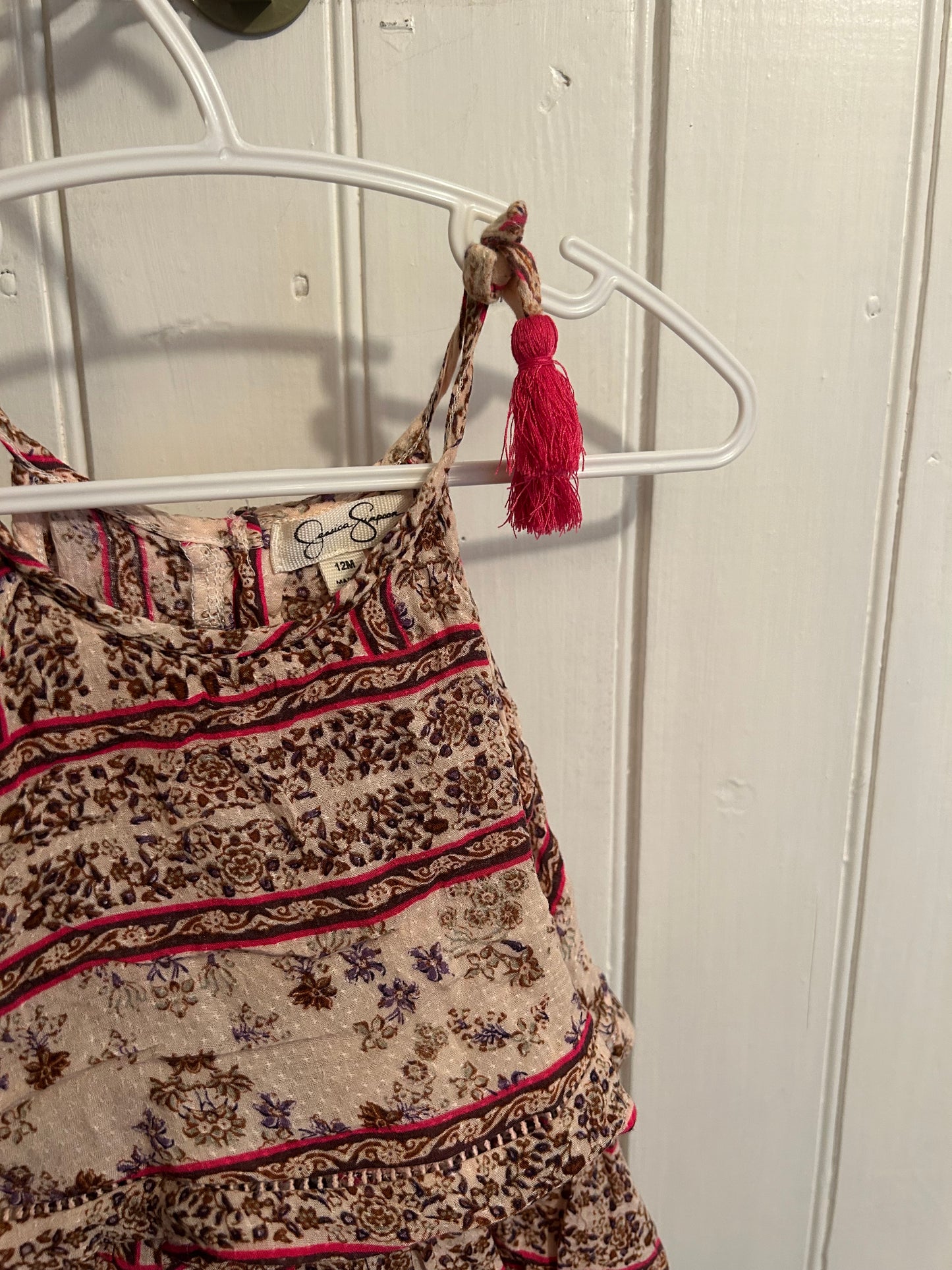 Jessica Simpson 12m pink floral boho dress