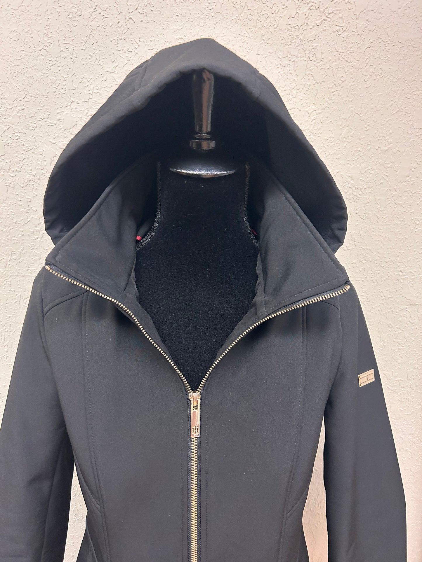 Tommy Hilfiger small black soft shell jacket