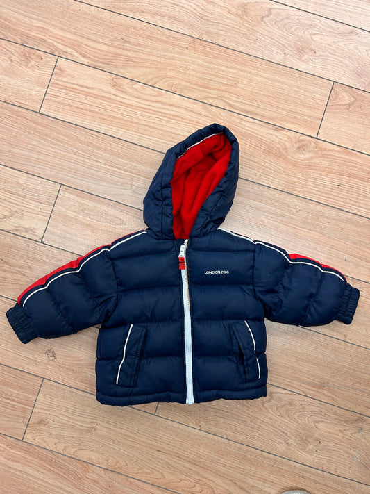 London fog 12m navy blue puffer jacket