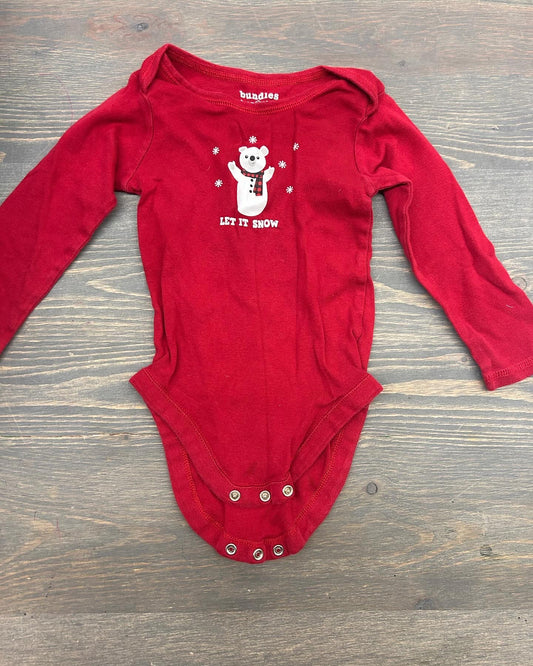 Bundles 18/24m red snow bear onesie